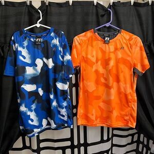 Russell XXL size 18 youth boys set of 2 camo shirts.